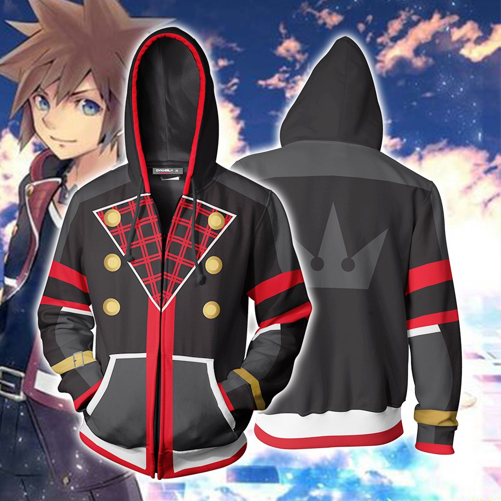 Kingdom hearts 3 sora hoodie on sale