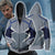 Quicksilver (Pietro Maximoff) Cosplay Zip Up Hoodie Jacket S  