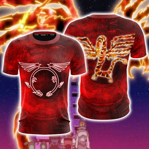 Yu-Gi-Oh! Crimson Dragon Unisex 3D T-shirt   