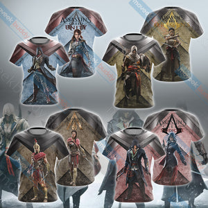 Assassin's Creed Syndicate New Collection Unisex 3D T-shirt   