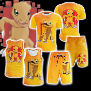 Digimon - Greymon Unisex 3D T-shirt   