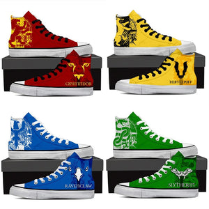 Quidditch Slytherin Harry Potter High Top Shoes   