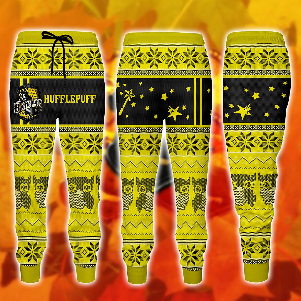Hufflepuff Lounge Set Tracksuit Joggers Harry Potter Pants Adult main image 1