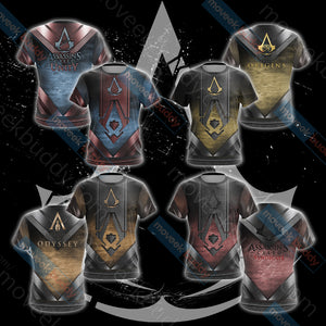 Assassin's Creed Odyssey Symbol New Collection Unisex 3D T-shirt   