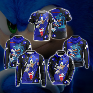 Sonic the Hedgehog New Style Unisex 3D T-shirt   