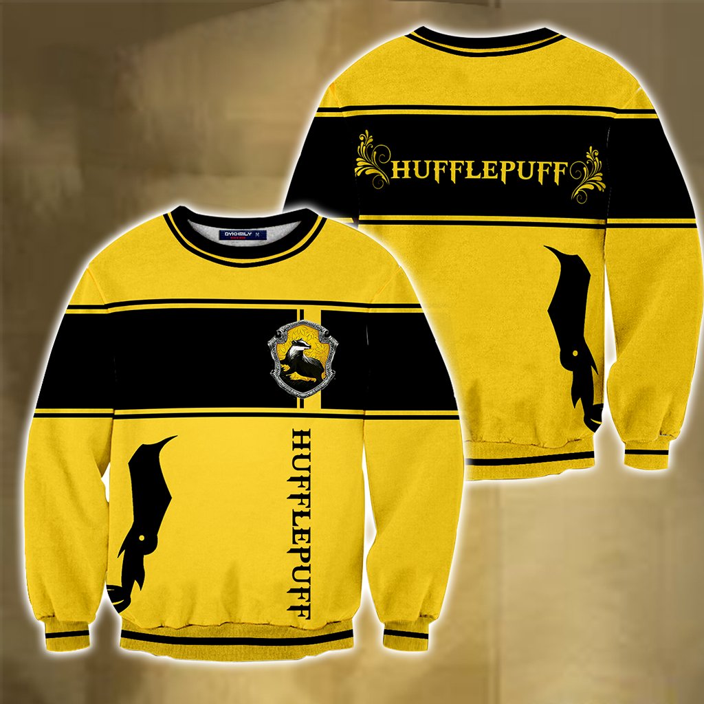 Hufflepuff Harry Potter 3D Sweater S  