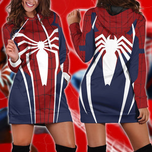 Spider-Man Cosplay PS4 New Look 3D Hoodie Dress XS  