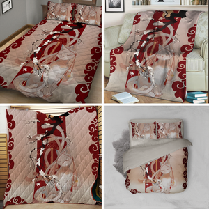 White Cat 3D Bed Set   