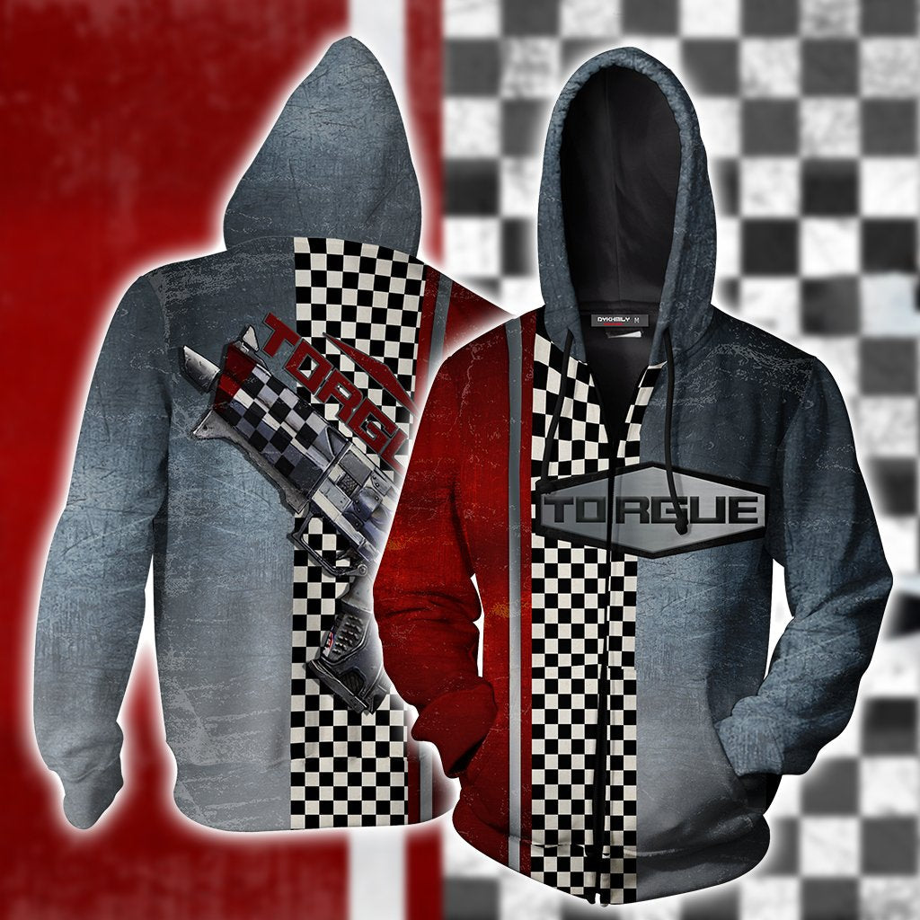 Borderlands Torgue 3D Hoodie Zip Hoodie S 