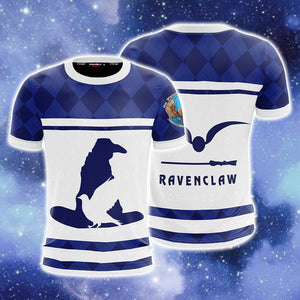 Ravenclaw Quidditch Team Harry Potter New Collection Unisex 3D T-shirt   