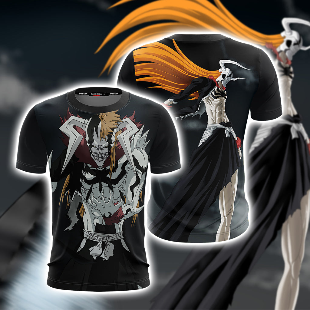 Vasto Lorde Ichigo T Shirt 100% Cotton Anime Arrancar Ichigo Kurosaki  Japanese Manga Shinigami Tokyo Ulquiorra Zero Bleach - AliExpress