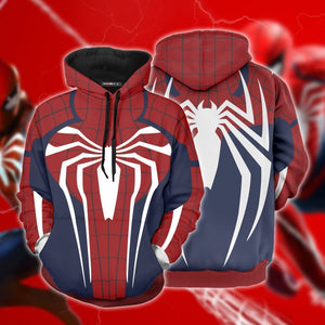 Spider-Man Cosplay PS4 Advanced Suit New Look 3D Hoodie Hoodie S 
