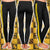 Hufflepuff House Harry Potter Simple Style 3D Leggings S  