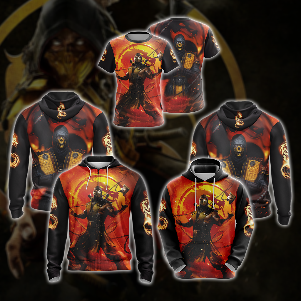 Mortal Kombat Unisex 3D T-shirt   