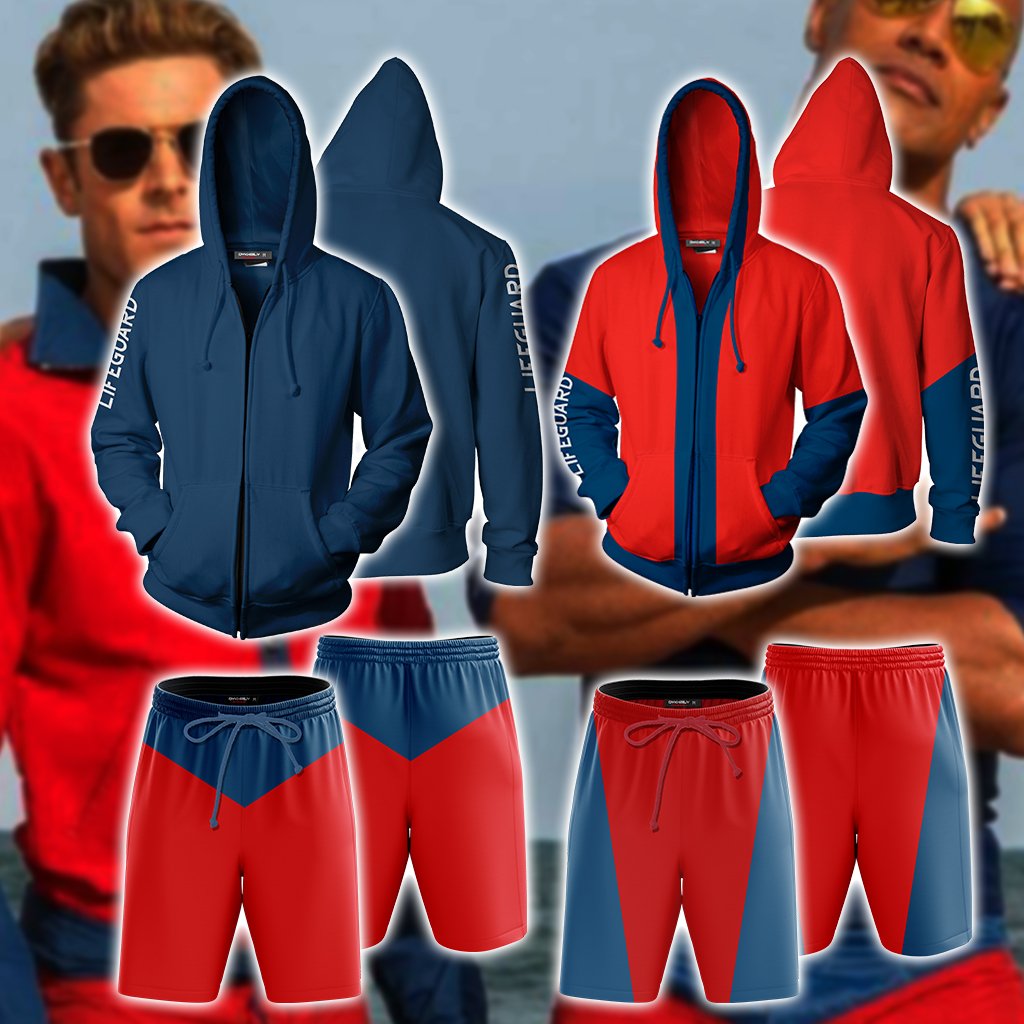 Baywatch Cosplay Beach Short   