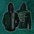 Slytherin Hogwarts House Harry Potter Zip Up Hoodie S  