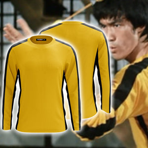 Game Of Death Bruce Lee Kung Fu Version Cosplay 3D Long Sleeve Shirt US/EU S (ASIAN L)  