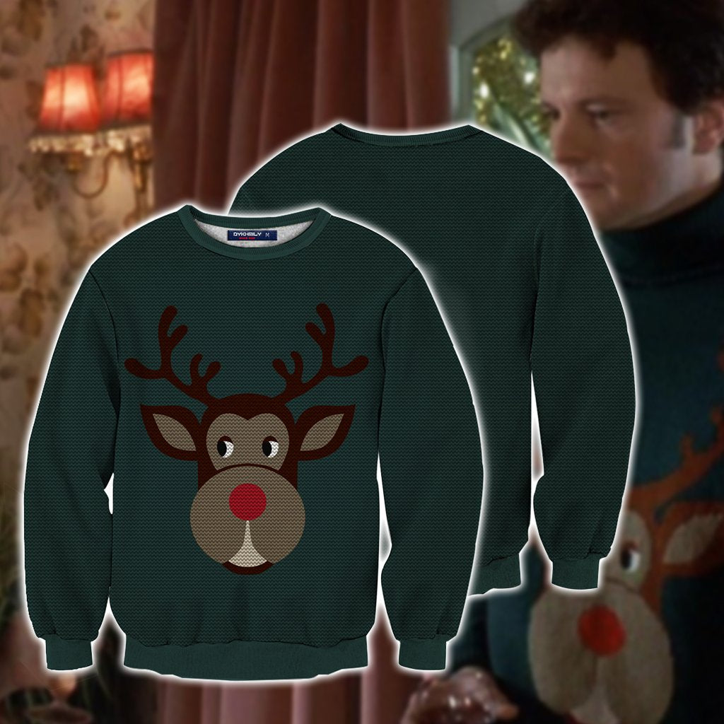 Bridget Jones's Diary Mark Darcy Cosplay 3D Sweater S  