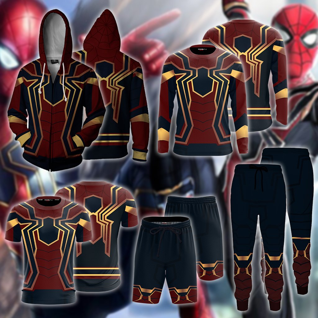 Spider-man: Homecoming Iron Spider Cosplay 3D Long Sleeve Shirt   