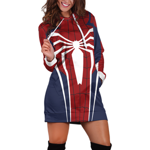 Spider-Man Cosplay PS4 New Look 3D Hoodie Dress   