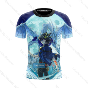Yu-Gi-Oh! Yusei Fudo and Stardust Dragon 3D T-shirt   