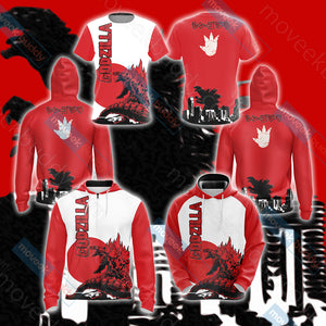 Godzilla New Version Unisex 3D T-shirt   
