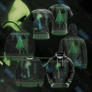 Arrow Knitting Style Unisex 3D Sweater   