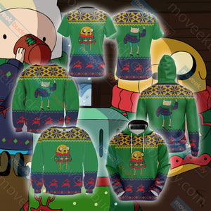 Adventure Time Unisex 3D Sweater   