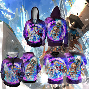 Elsword Chung Iron Paladin Unisex 3D T-shirt   