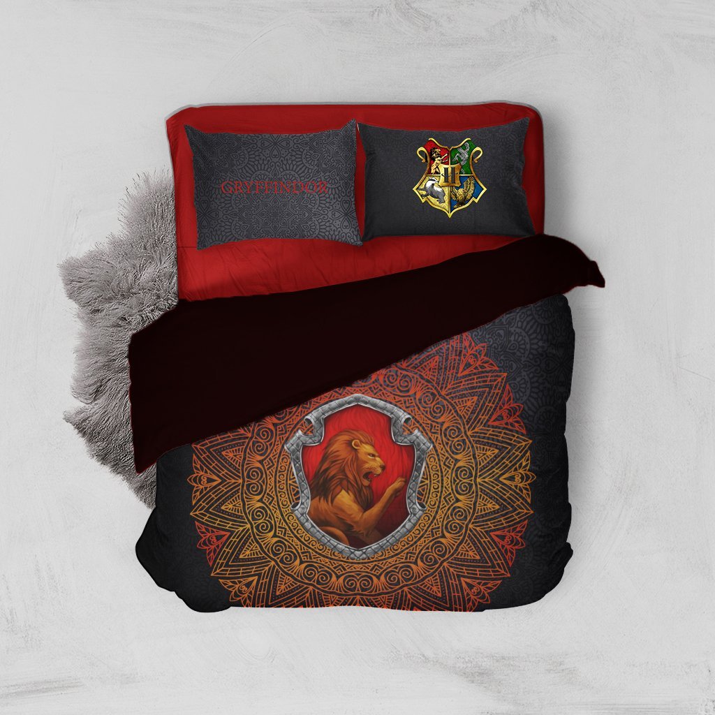 Hogwart House Gryffindor Harry Potter Bed Set Twin (3PCS)  