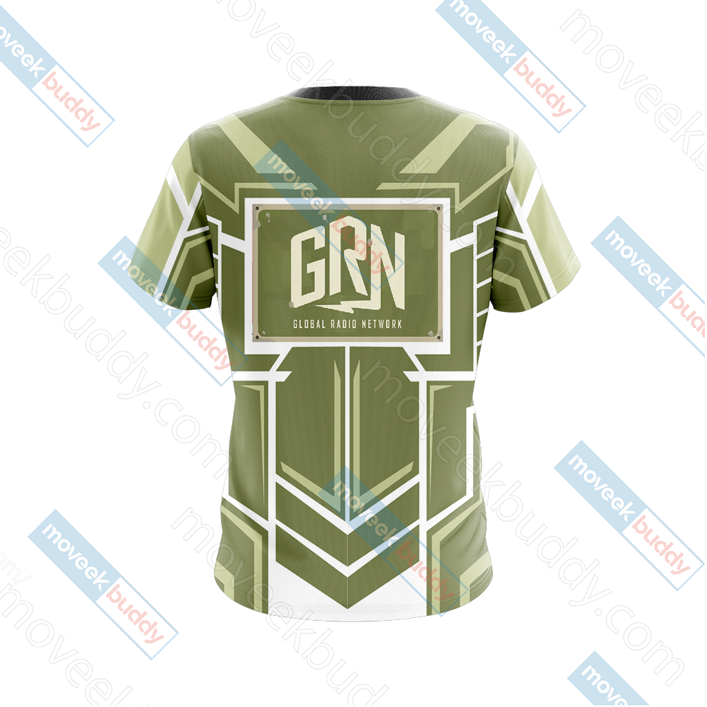 Team Fortress 2 - GRN - GLOBAL RADIO NETWORK Unisex 3D T-shirt   