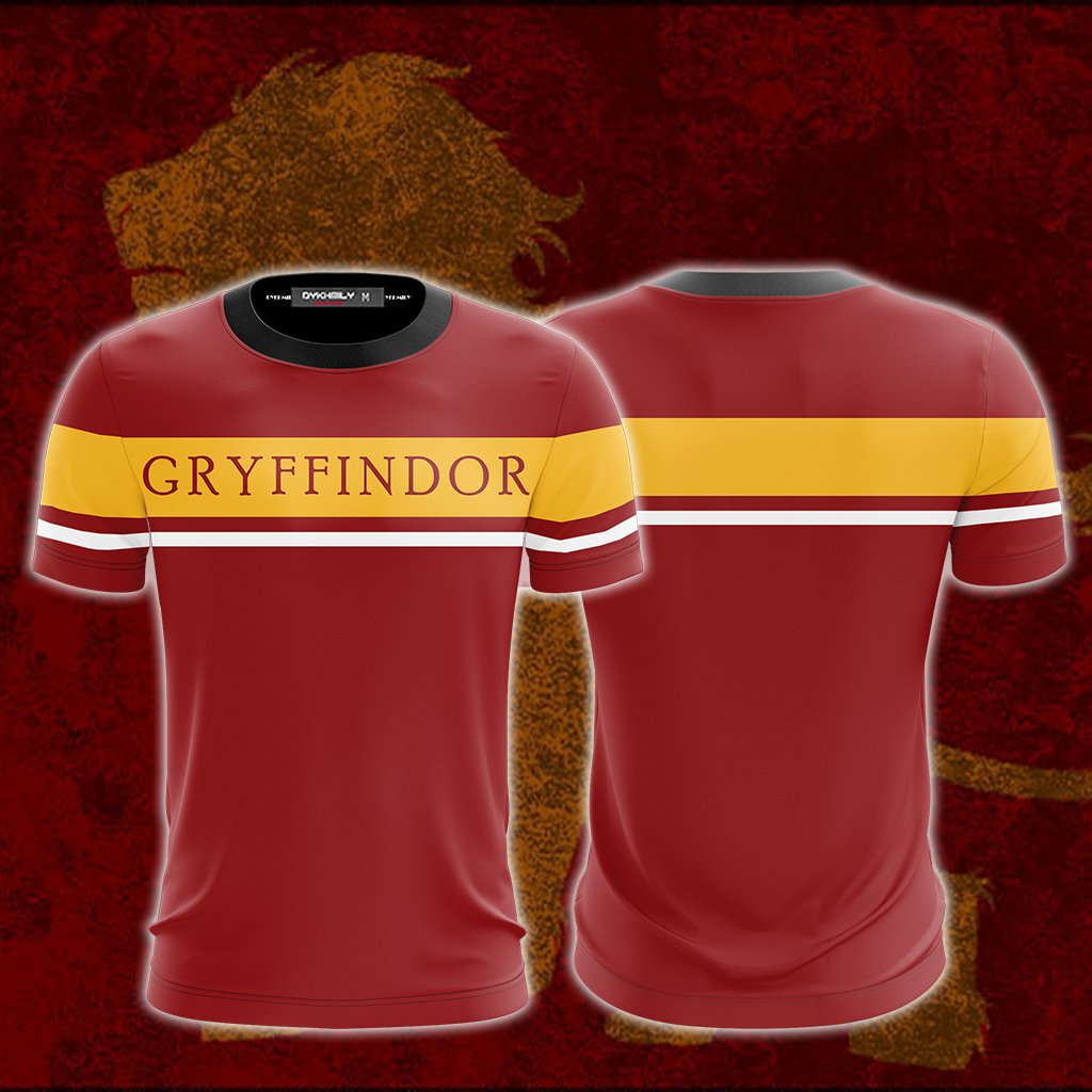 Hogwarts House Gryffindor Harry Potter Unisex 3D T-shirt   