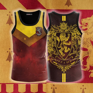 Gryffindor Edition Harry Potter New Unisex 3D T-shirt Tank Top S 