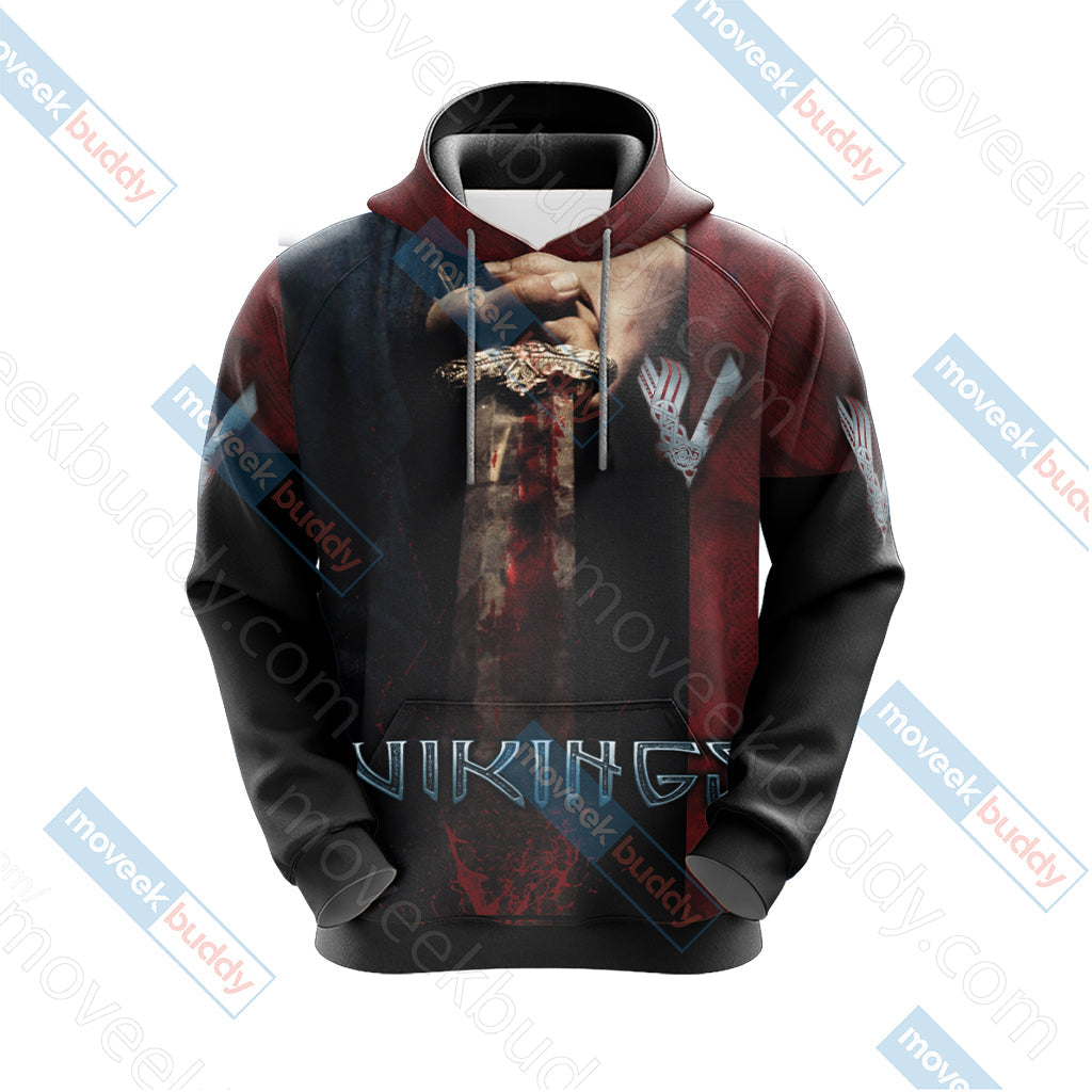 Vikings New Look Unisex 3D T-shirt   