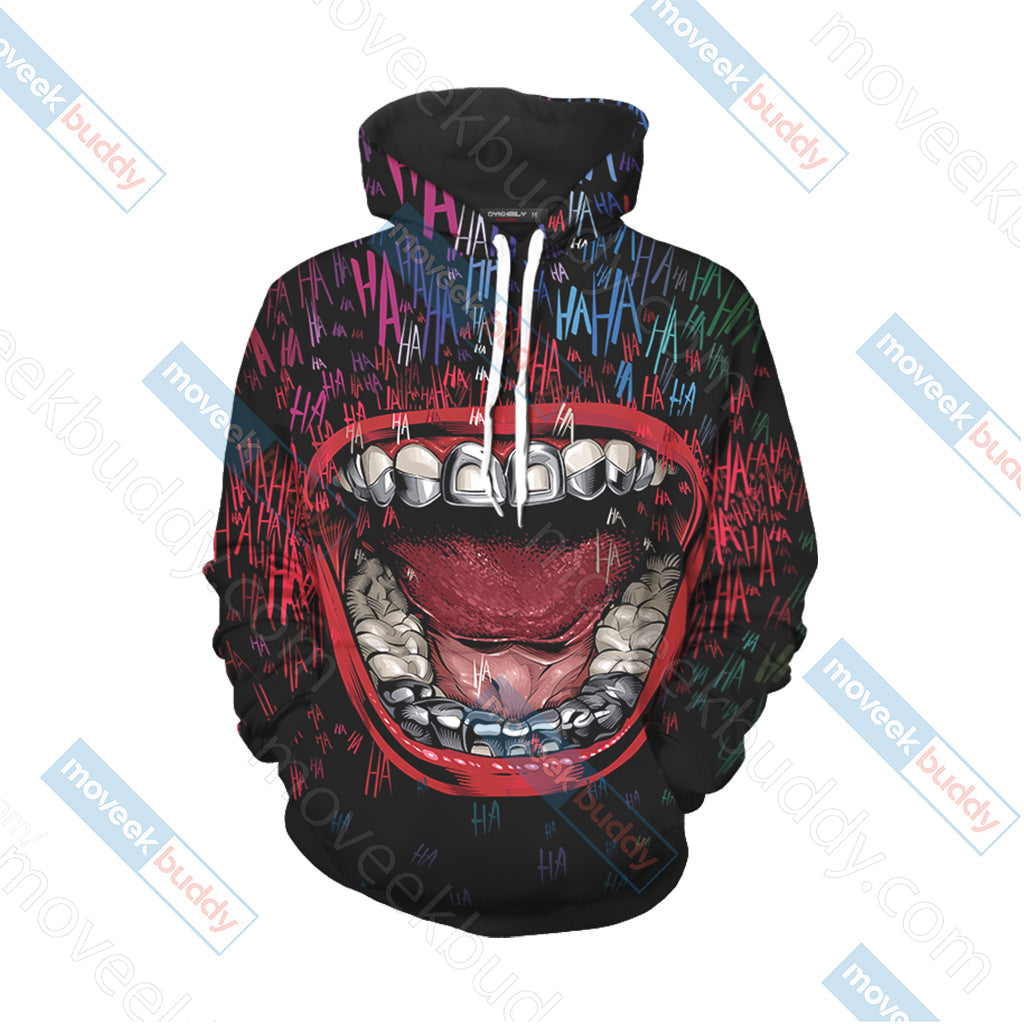 Joker Mouth Unisex 3D T-shirt   