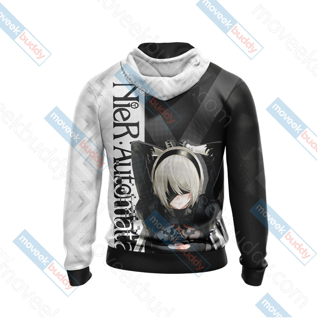 Nier Automata - 2B Unisex 3D T-shirt - MoveekBuddyShop