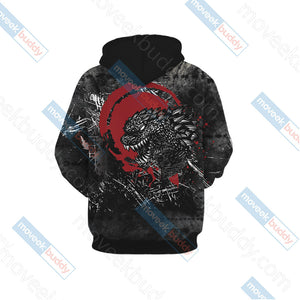 Godzilla King Of The Monsters New Version Unisex 3D T-shirt   
