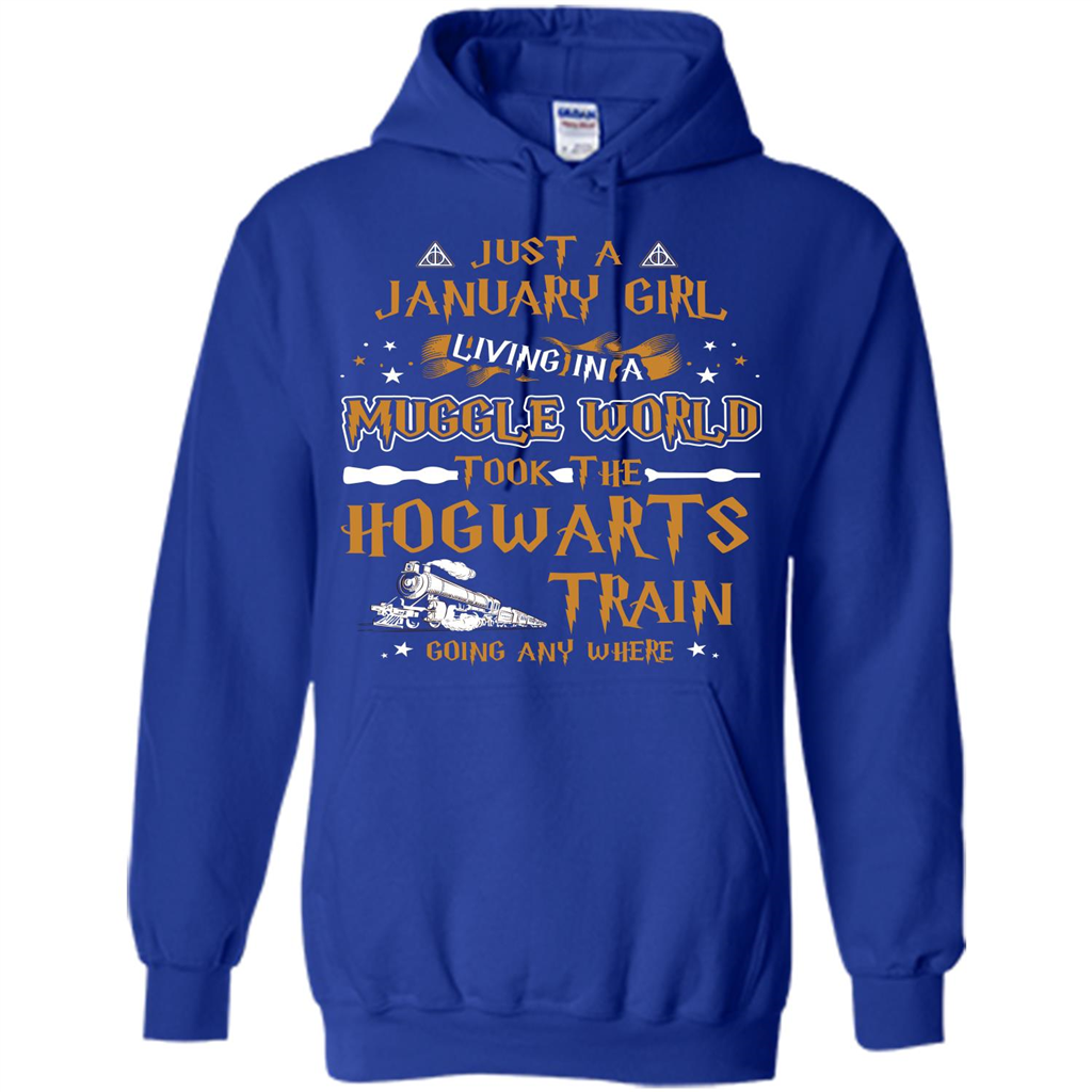 Harry Potter T-shirt Just A January Girl Living In A Muggle World   