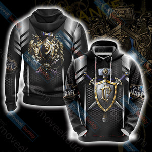 World Of Warcraft - For the Alliance New Look Unisex 3D T-shirt Hoodie S 