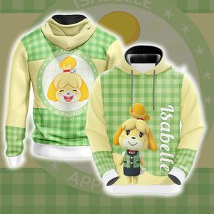 Animal Crossing Isabelle Unisex 3D T-shirt Hoodie S 