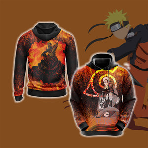 Naruto and Sage frog Unisex 3D T-shirt Hoodie S 
