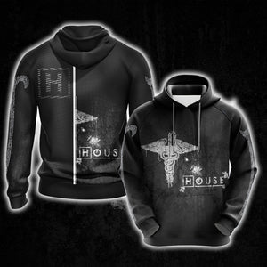 House TV Show Unisex 3D T-shirt Hoodie S 