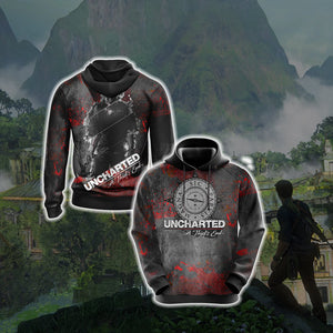 Uncharted: A Thief's End Unisex 3D T-shirt Hoodie S 