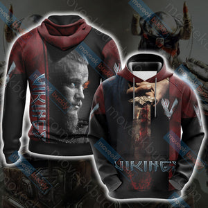 Vikings New Look Unisex 3D T-shirt Hoodie S 