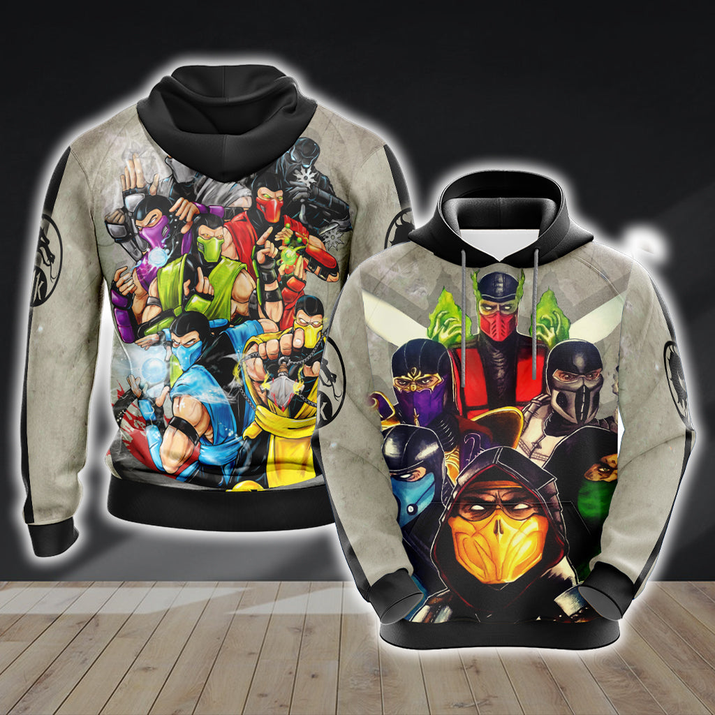 Mortal Kombat Ninja Unisex 3D T-shirt Hoodie S 