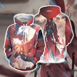 Fate/Stay Night Archer 3D T-shirt Hoodie S 