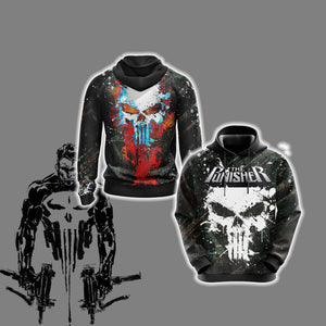 The Punisher New Look Unisex 3D T-shirt Hoodie S 