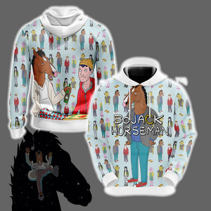 Bojack Horseman New Style Unisex 3D T-shirt Hoodie S 