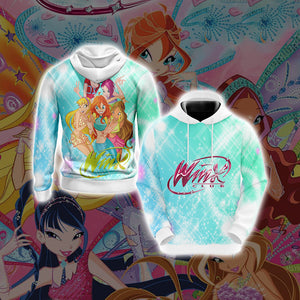 Winx Club Unisex 3D T-shirt Hoodie S 