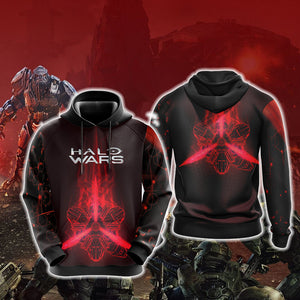 Halo Wars 2 Banished Logo Unisex 3D T-shirt Hoodie S 